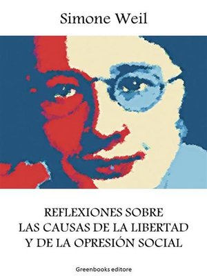 cover image of Reflexiones sobre las causas de la libertad y de la opresión social